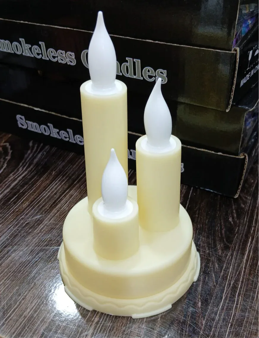 LED Flameless Candle for Home Decor Set - Clarify.pk