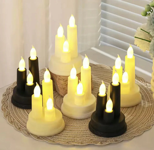 LED Flameless Candle for Home Decor Set - Clarify.pk