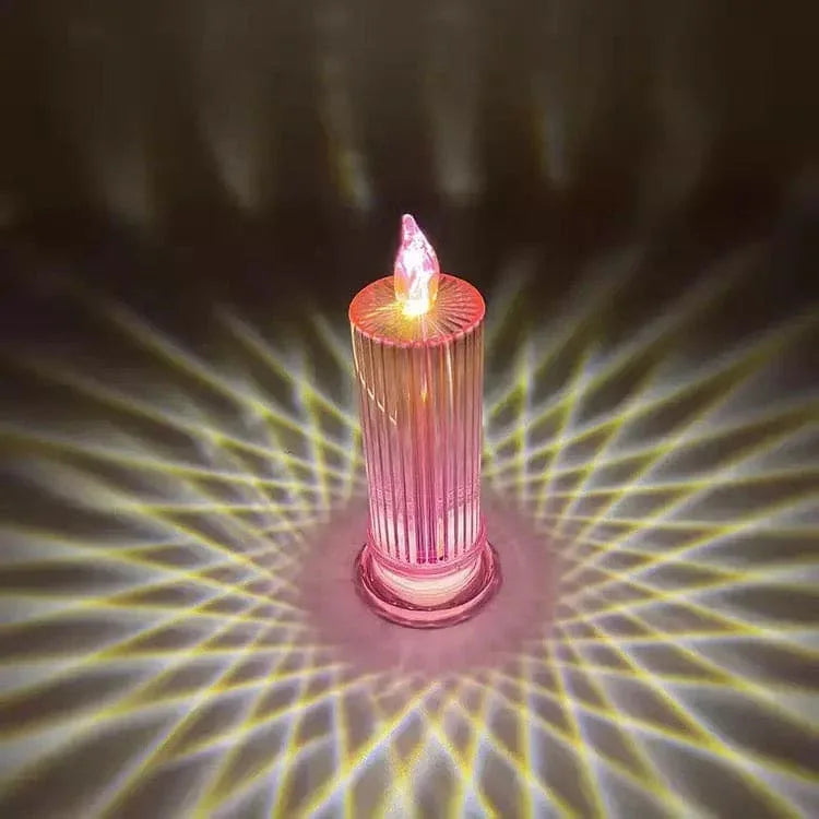 LED Flameless Candle Lamp - Elegant Home Decor - Clarify.pk