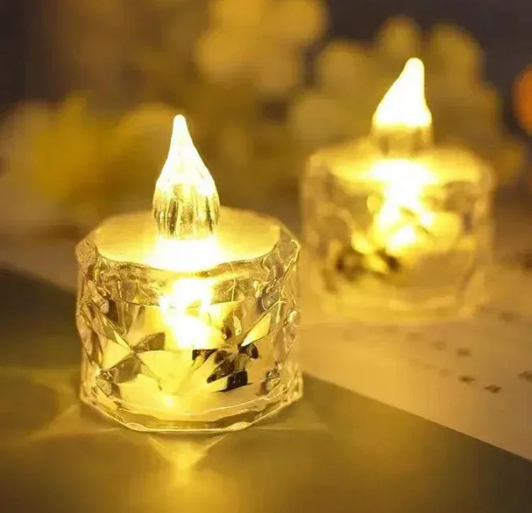 LED Flameless Candle Lights - Safe & Decorative - Clarify.pk