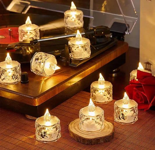 LED Flameless Candle Lights - Safe & Decorative - Clarify.pk