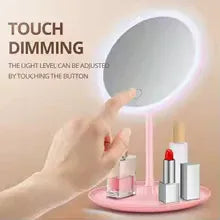 LED Makeup Mirror with Light and Touch Dimming