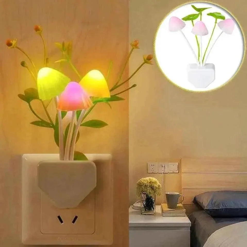 LED Mushroom Night Light with Soft Glow