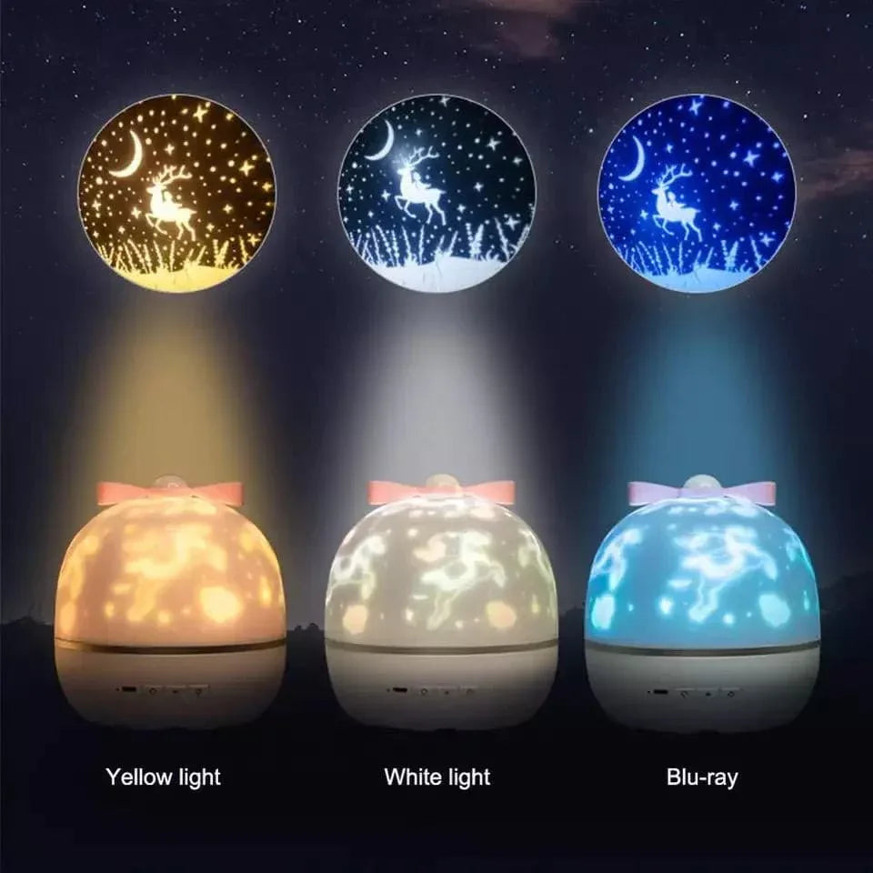 LED Night Light Projector with Unicorn Design - Clarify.pk