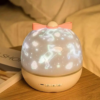 LED Night Light Projector with Unicorn Design - Clarify.pk