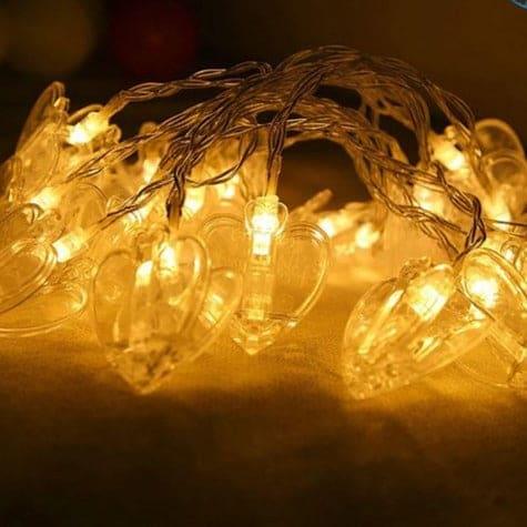 10 Pieces LED Photo Clip String Lights Star Design - Clarify.pk