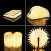 LED Wooden Book Lamp with Warm Light - Clarify.pk