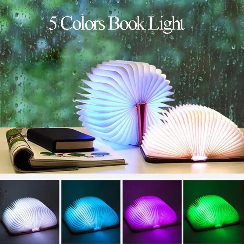 LED Wooden Book Lamp with Warm Light - Clarify.pk