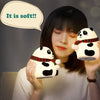 Cute Silicone Panda Lamp With Muffler - Night Light Lamp - Clarify.pk