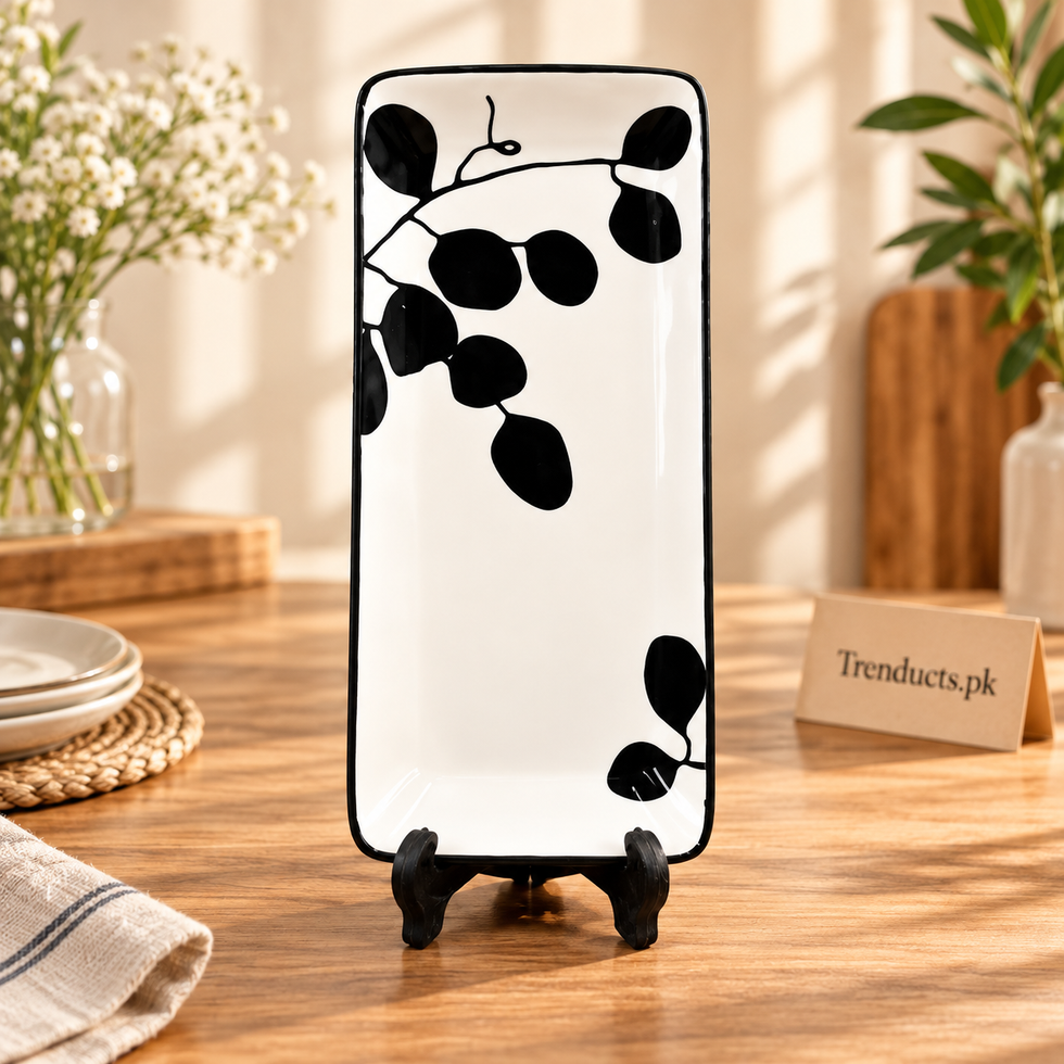 Long Ceramic Serving Platter – Artistic Designs