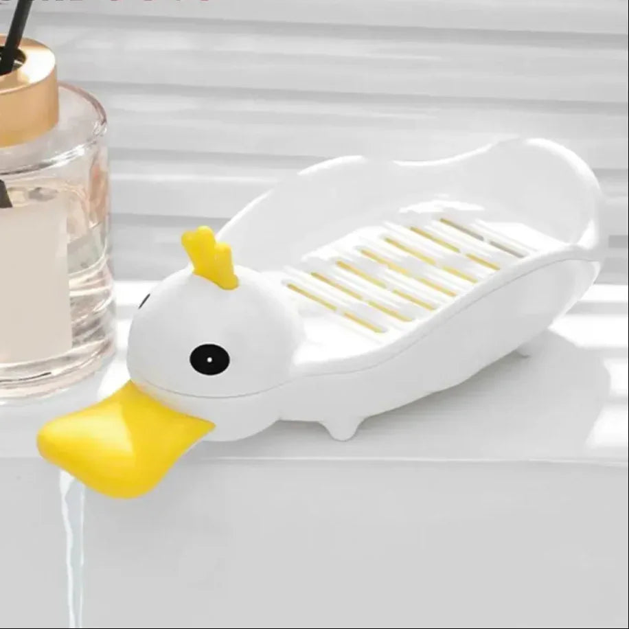 Cartoon Duck Soap Dish - Durable & Cute Design - Clarify.pk