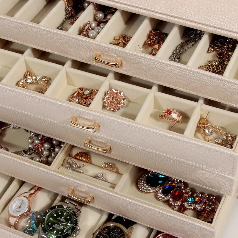 5 Layer Fashion Jewelry Storage Box - Clarify.pk