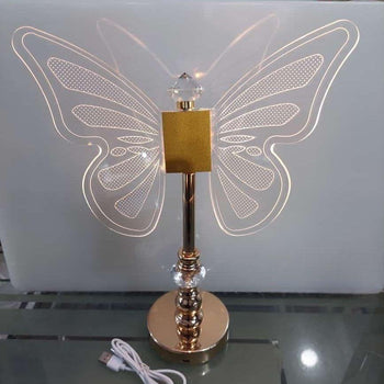 Butterfly Table Lamp with Elegant LED Design - Clarify.pk