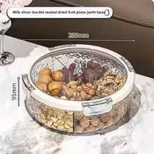 Luxury Dry Fruit Tray with Elegant Design - Clarify.pk