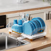 Luxury Kitchen Dish Drainer with Drain Tray - Clarify.pk