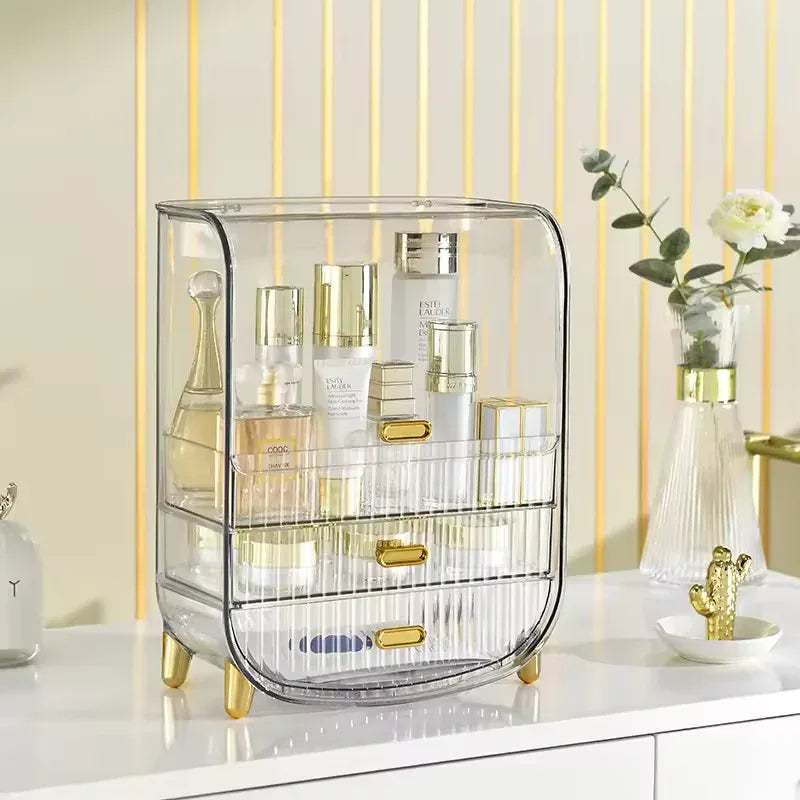 Luxury Makeup Storage Box with Drawers