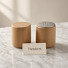 Wooden Salt and Pepper Set - Natural Wood Shaker Pair