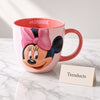 Disney Minnie Mouse Face Mug 550 ml - 3D Ceramic Pink