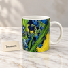 Danny Home Irises Painting Mug - 350ml Porcelain