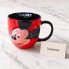 Disney Mickey Mouse Face Mug 550 ml - 3D Ceramic Red