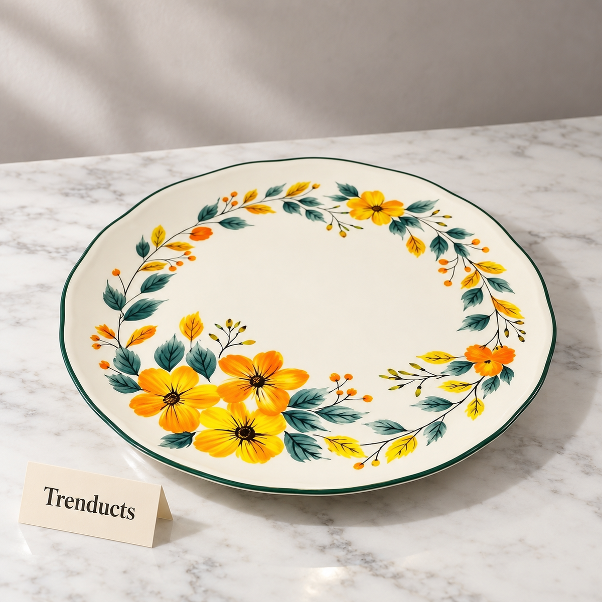 Brilliant Dinner Plate - Primrose Floral 10.5 Inch