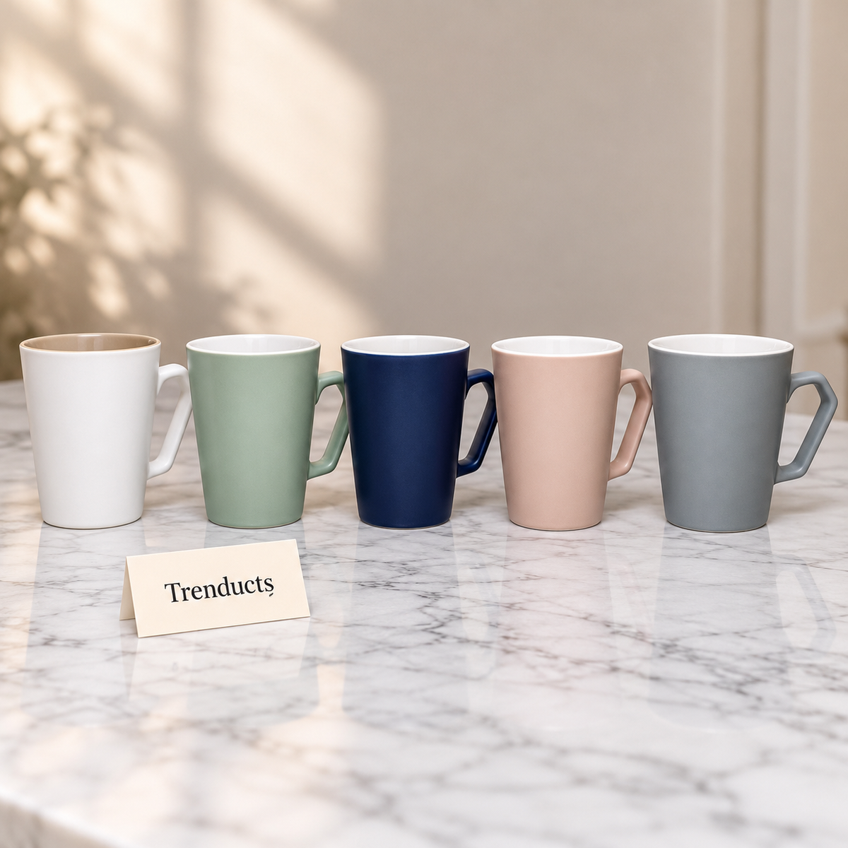 Matte Pastel Mug 430 ml - Solid Colour (Random Colour)