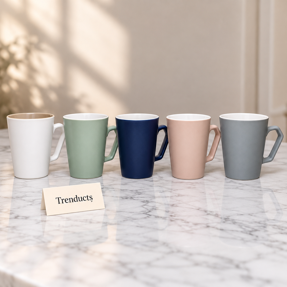 Matte Pastel Mug 430 ml - Solid Colour (Random Colour)