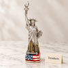 Statue of Liberty Showpiece - USA Flag Base, 30 cm