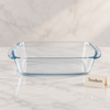 Danny Home Glass Baking Pan 1.8L - Rectangular Oven Dish