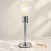 Danny Home Filament Bulb Table Lamp - Silver Chrome