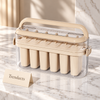 Popsicle Ice Lolly Mould with 6 Cavities and Clear Carry Box
