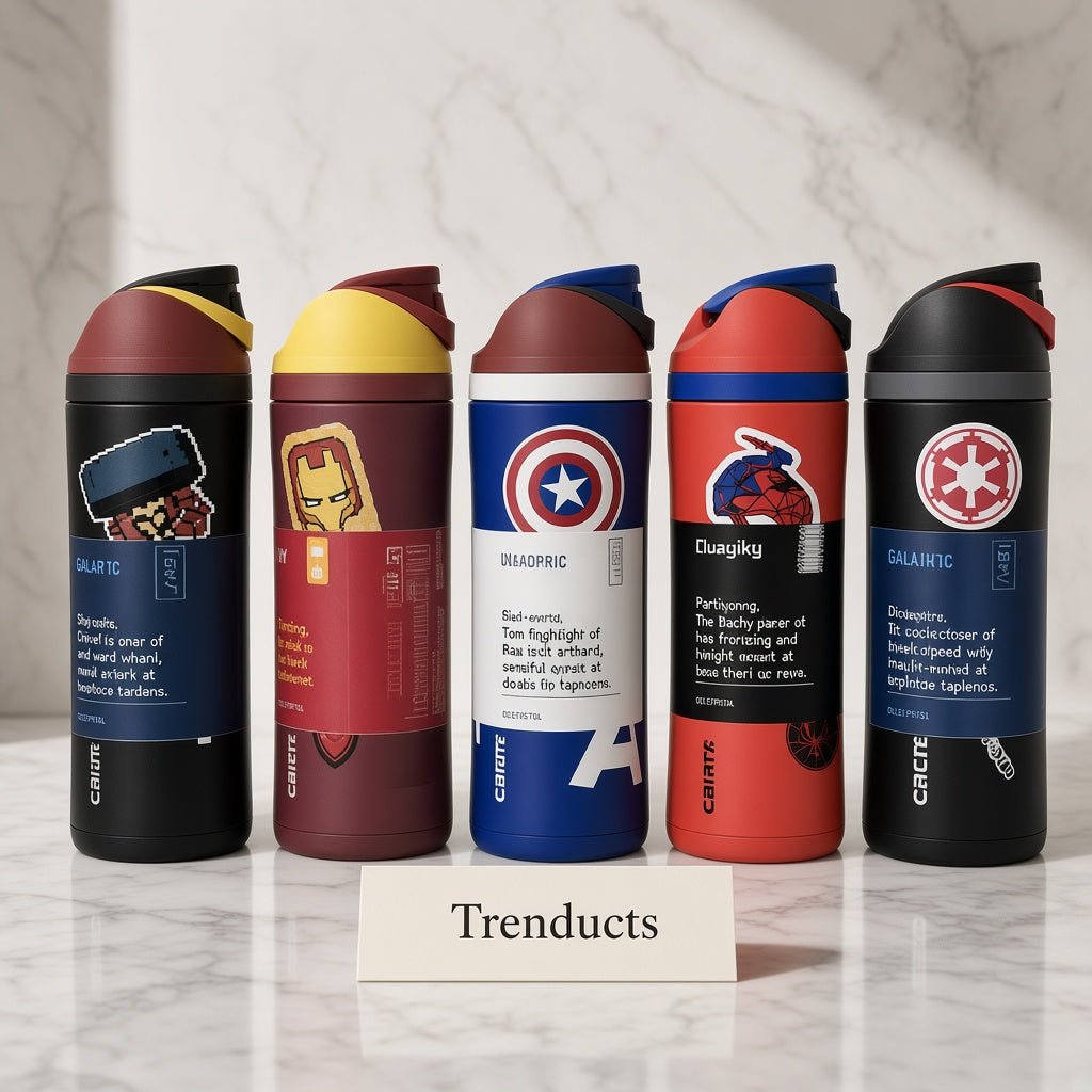 Disney Marvel Avengers Owala Steel Water Bottle - 5 Designs