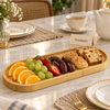 Bamboo Platter Oval Serving Tray - 35 x 16 cm