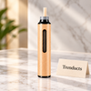 Portable Car Ashtray Tube - Mini Wood-Look Cigarette Holder