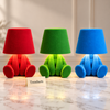 Cute Character Table Lamp - Velvet Look Kids Room Light