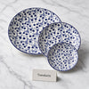 Danny Home Porcelain Deep Plate - Blue and White Floral