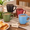 Danny Home Ceramic Mug 320ml - Matte Colour Clay Base (each)