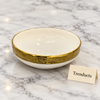 Brilliant 5.5 Inch Bowl - White Gold Rim