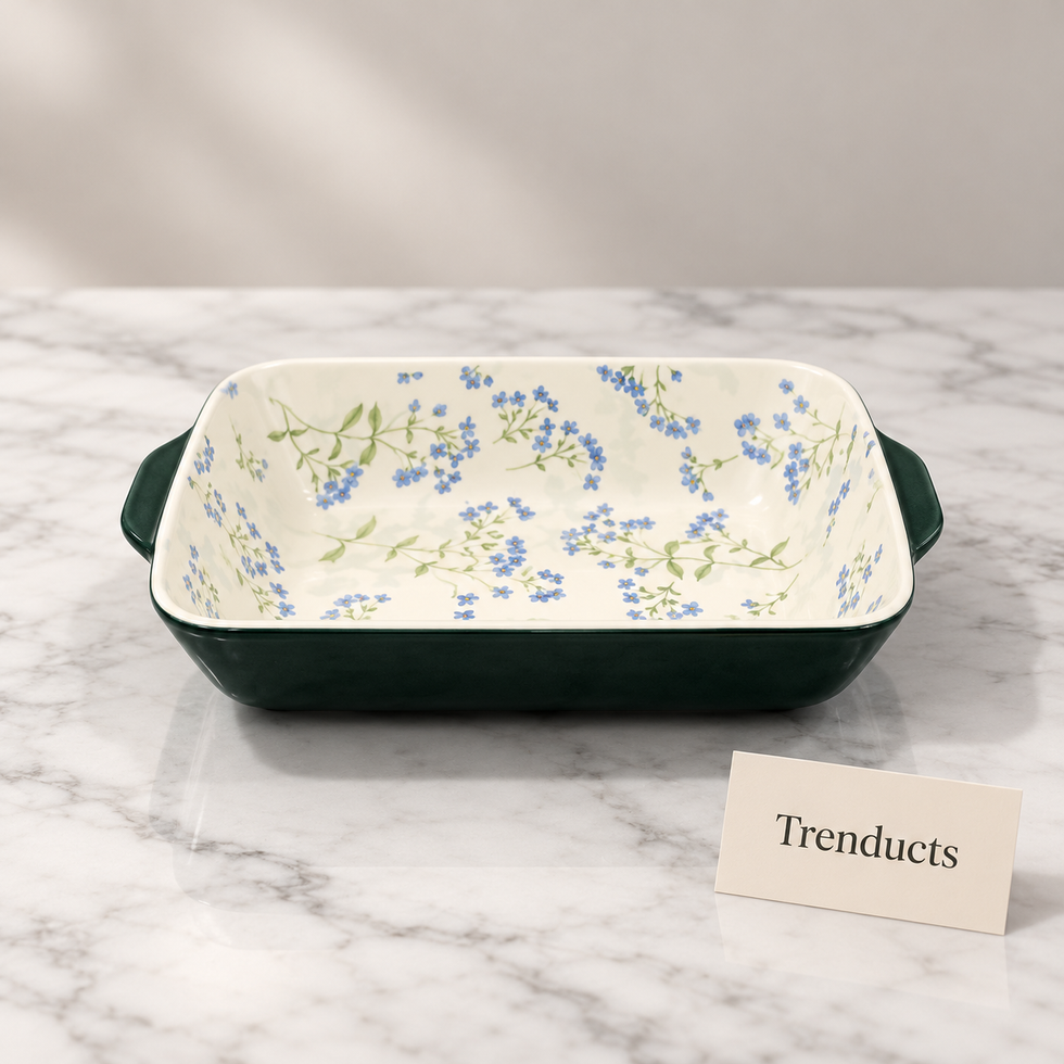 Brilliant Rectangular Baking Dish - Blue Myosotis Green