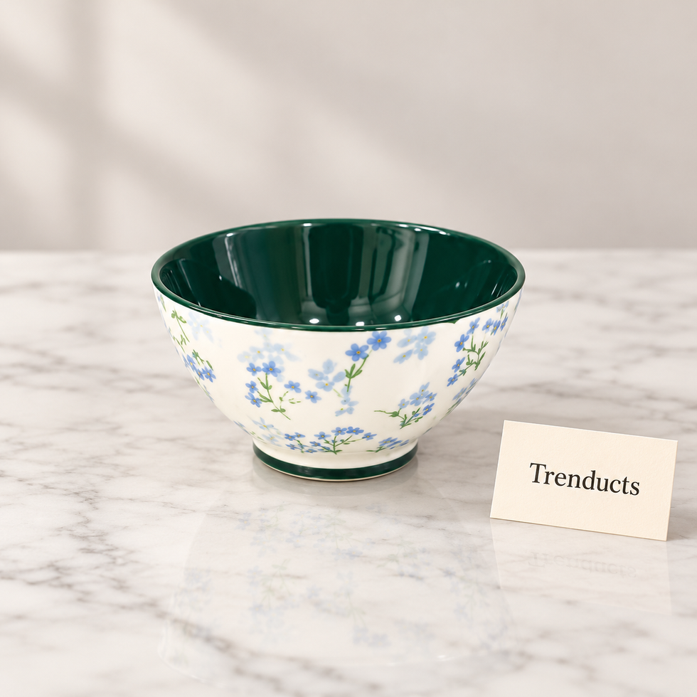 Brilliant 5 Inch Small Round Bowl - Blue Myosotis