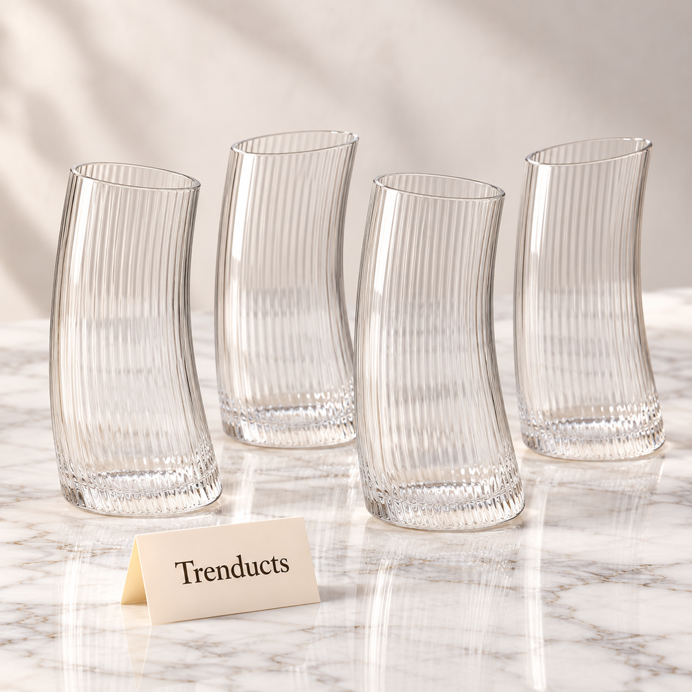 Danny Home Tall Highball Glass Set - 4 Pcs 500ml