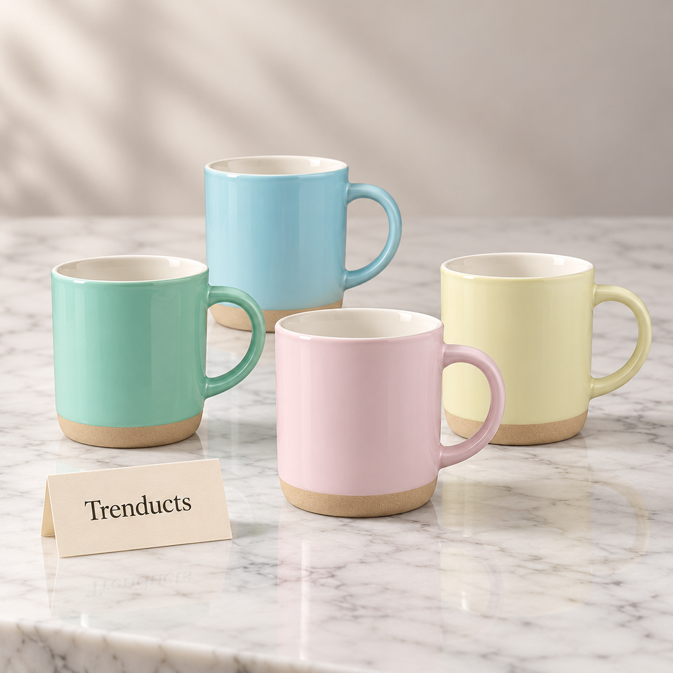 Pastel Clay Base Mug 330 ml - Matte Colours (Random)
