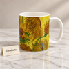 Danny Home Sunflower Painting Mug - 350ml Porcelain