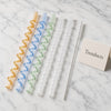 Spiral Glass Straws - Reusable Drinking Straws with Brush