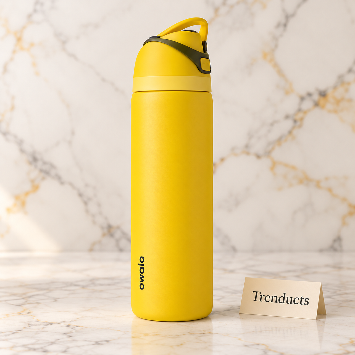 Owala Steel Water Bottle - Harry Potter Hufflepuff Yellow