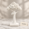 White Tree Sculpture - Sculptural Branch Table Accent
