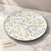 Brilliant Porcelain Dinner Plate - Blue Myosotis