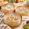Round Steamer Mats 28 cm - 3 Pcs Mesh Liners for Steaming