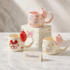 Disney Cartoon Cat Mug - Ceramic with 3D Bow Handle