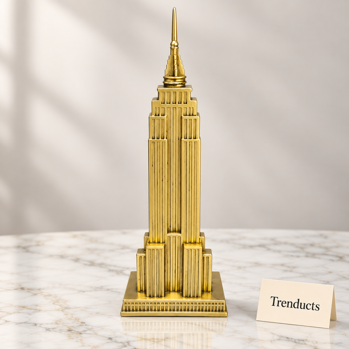 Empire State Building Showpiece - Gold Finish, 20 inch